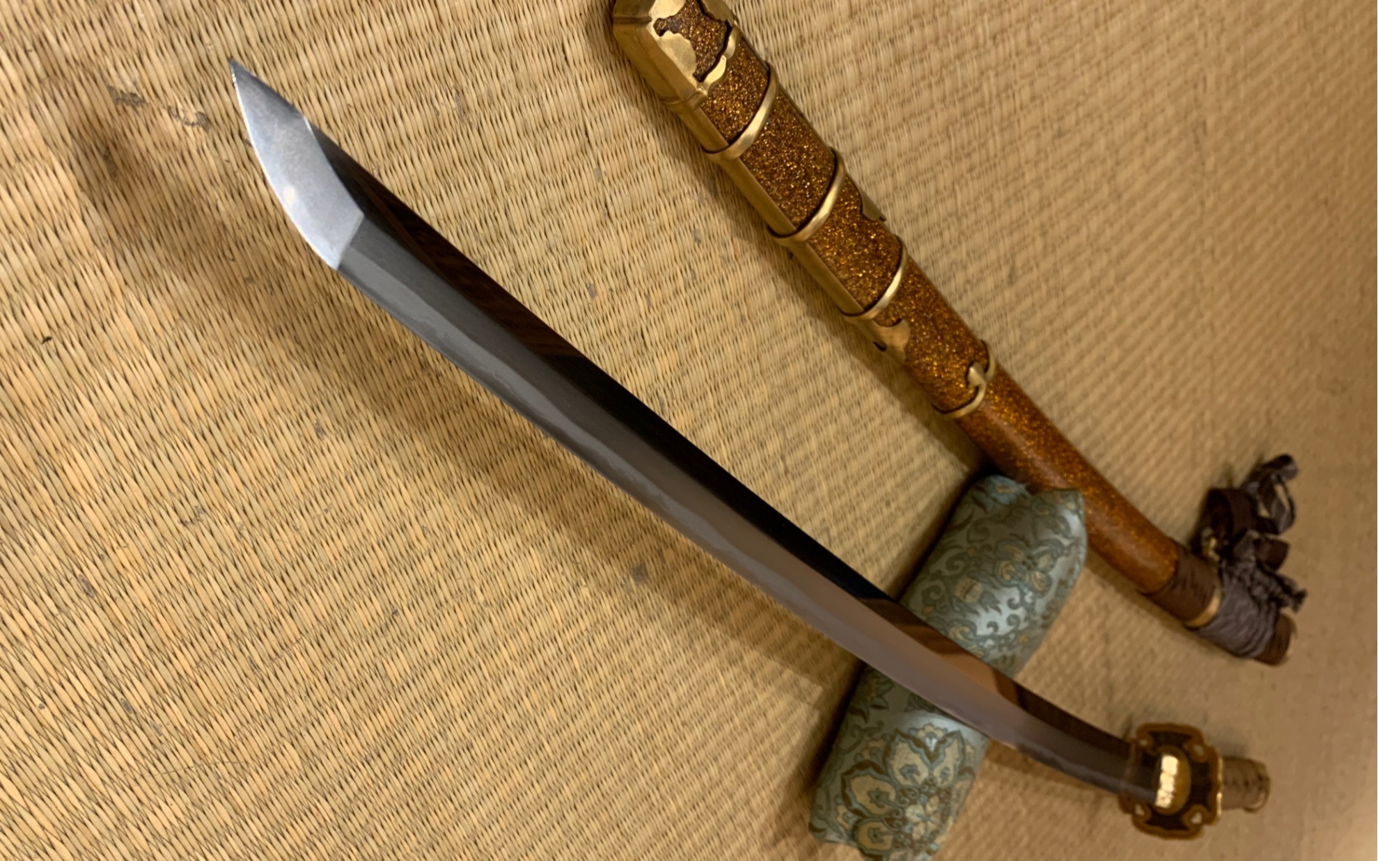 喧哗上等刀剑堂-玉钢三枚合兵库锁太刀