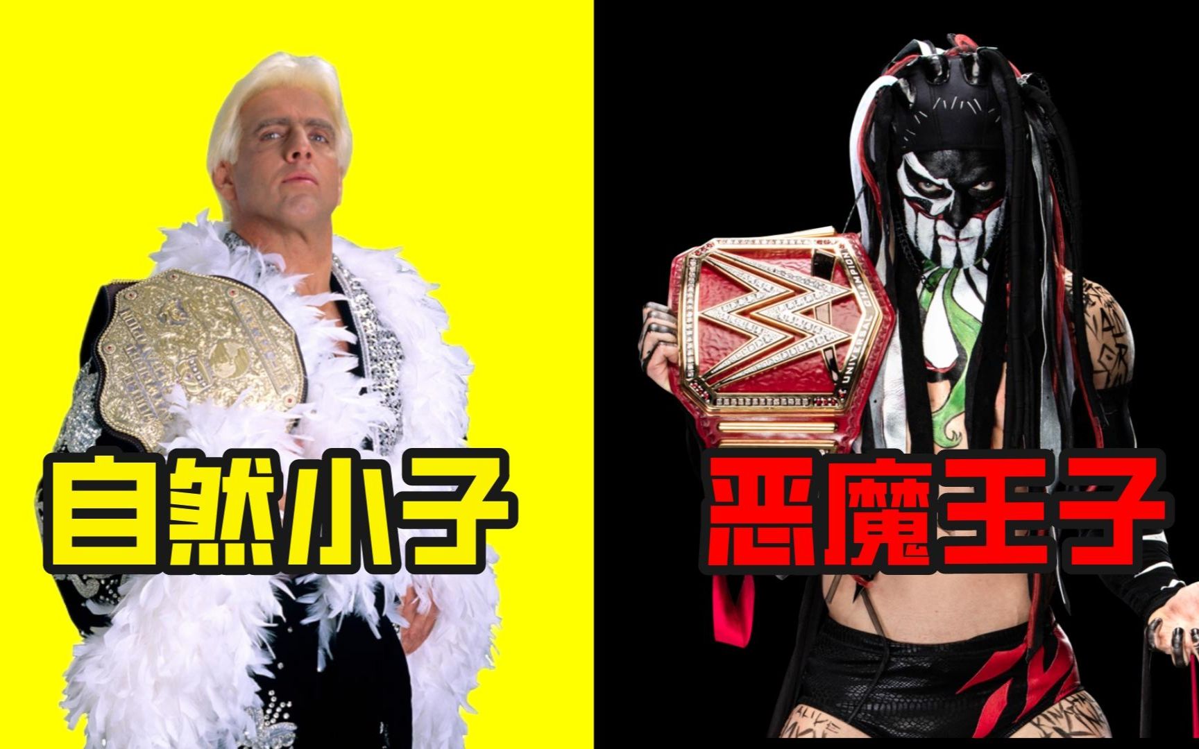 【摔哥解说】WWE“上位帝”前两名——自然小子&恶魔王子!哔哩哔哩bilibili