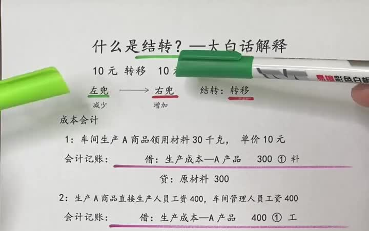 1分钟听懂会计结转,不懂的赶紧收藏哔哩哔哩bilibili