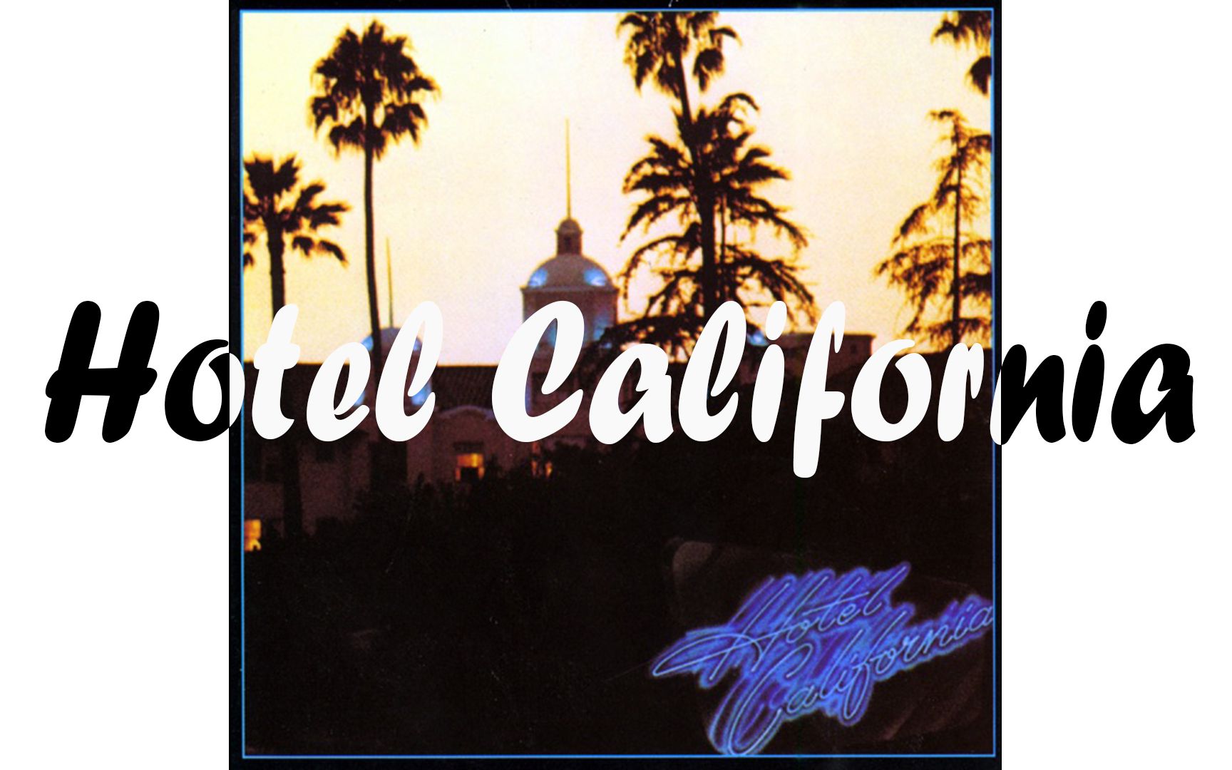 【bass cover】hotel california - eagles