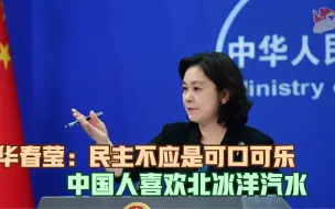 Скачать видео: 华春莹：民主不应是可口可乐 中国人喜欢北冰洋汽水