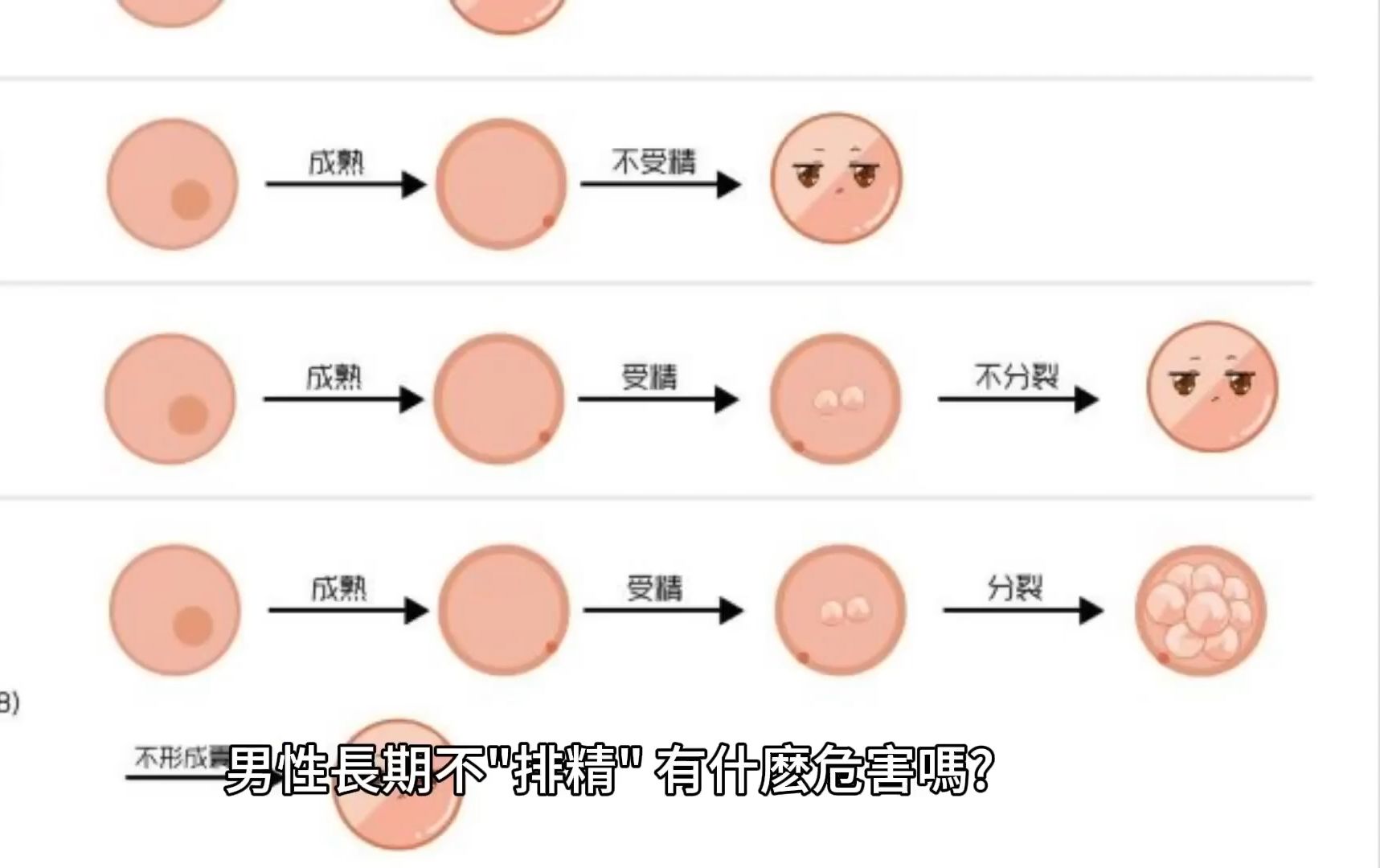 长期不排精的危害,精子的生命周期,通过颜色判断身体状况