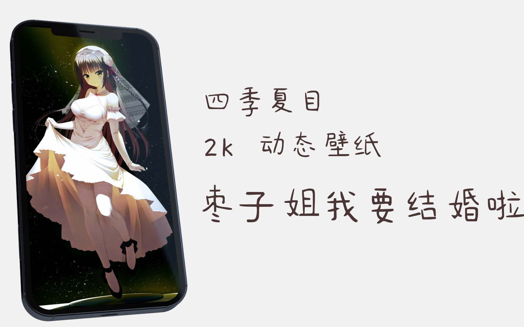 【动态壁纸 2k】四季夏目要结婚啦哔哩哔哩bilibili