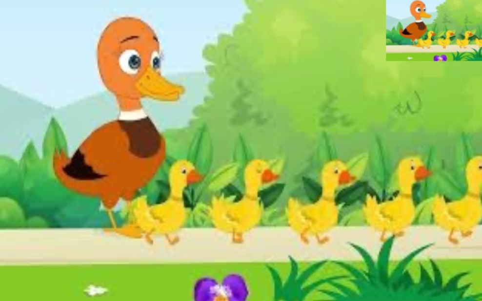 [图]五只小鸭子 Five Little Ducks - Kids Songs