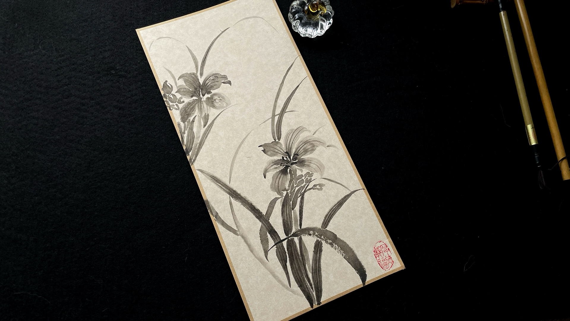 国画小写意|兰花