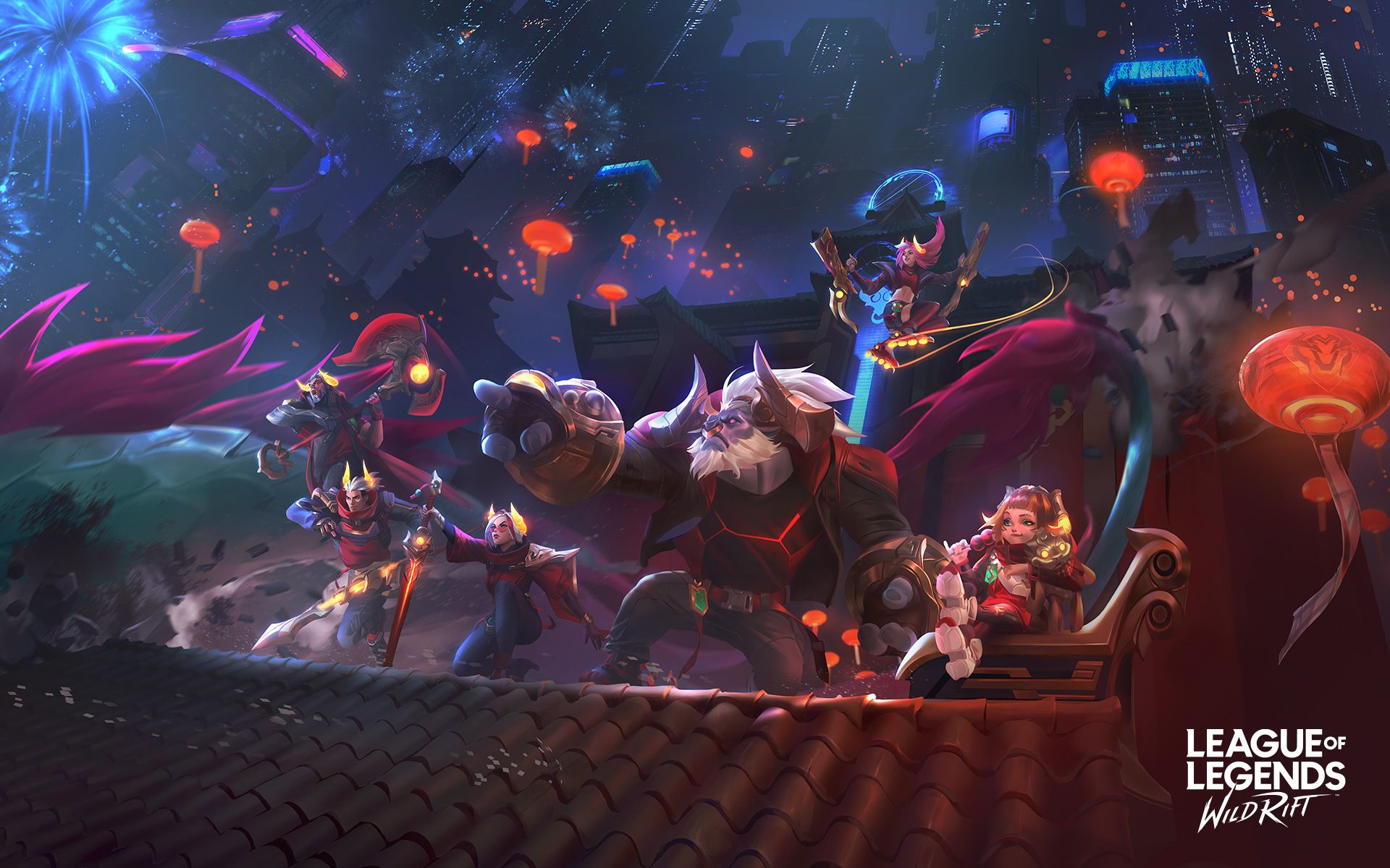 lol手游,牛年牛皮肤,牛气冲天,扭动乾坤「wild rift」