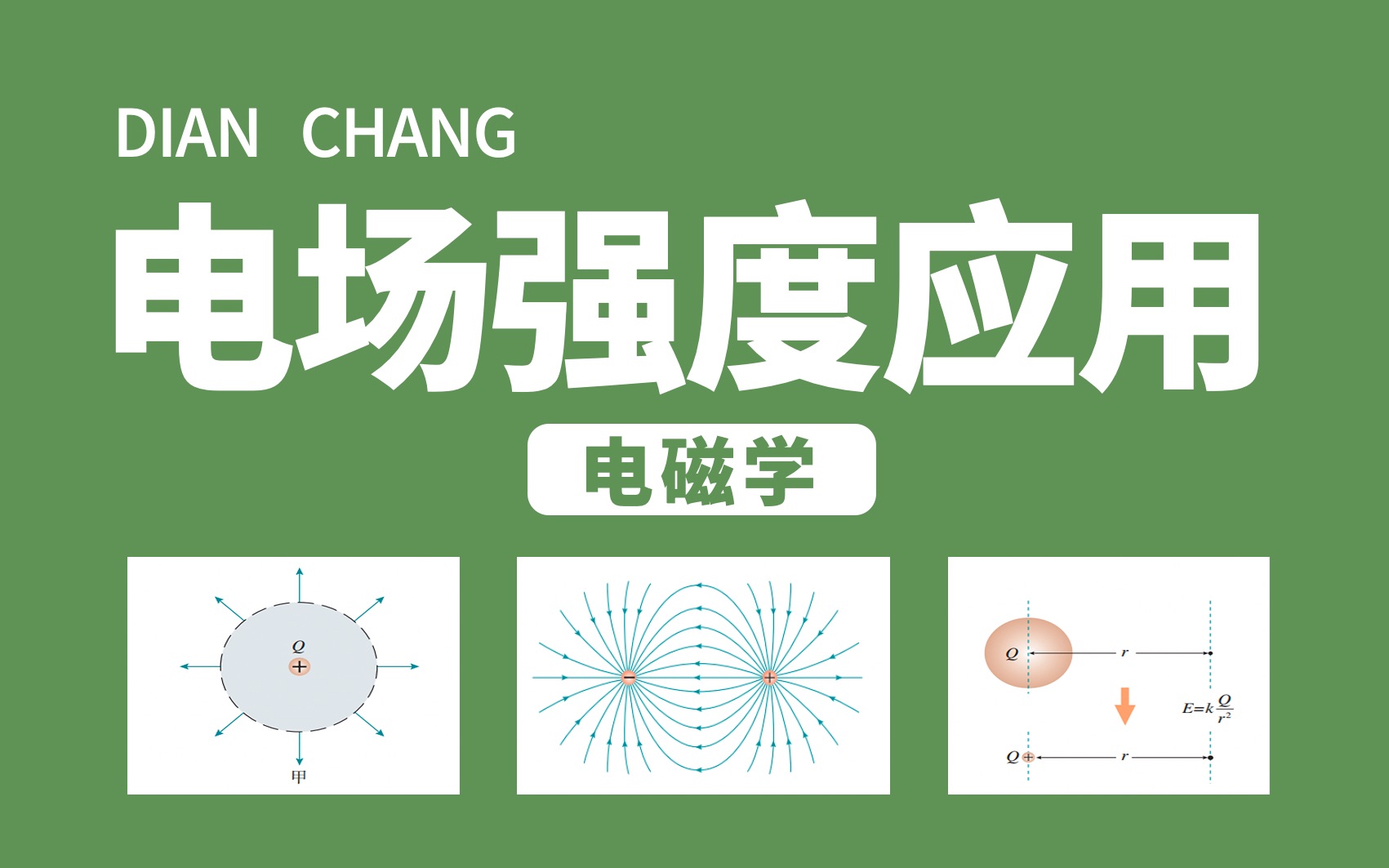 [图]【电磁学•基础】电场02 电场强度应用（必修三考点）| 电磁学专题篇