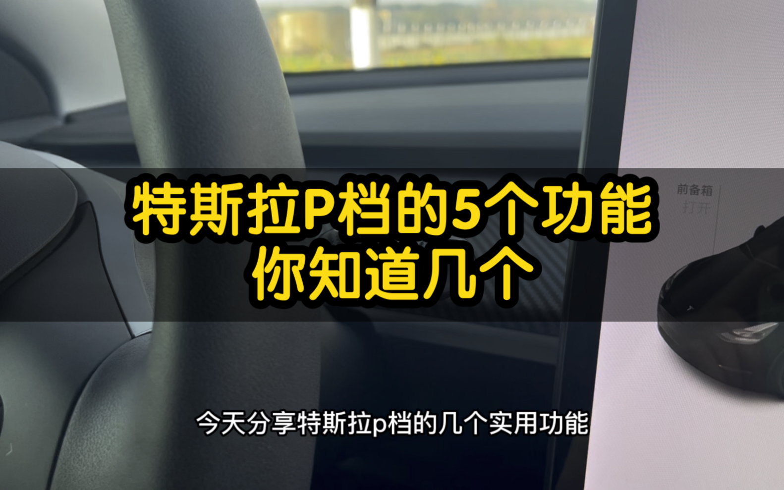 详细演示特斯拉P档的五个用法,车主们必须要学会,可在关键时刻触发紧急制动,视频最后有整理好的文字#特斯拉 #modely #model3哔哩哔哩bilibili