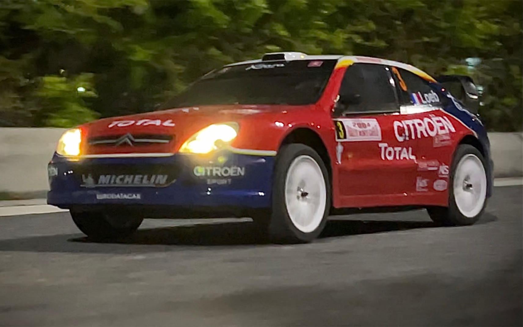 tamiya田宫 ta05 雪铁龙 赛纳wrc 2004 夜跑 rc模型_哔哩哔哩_bili