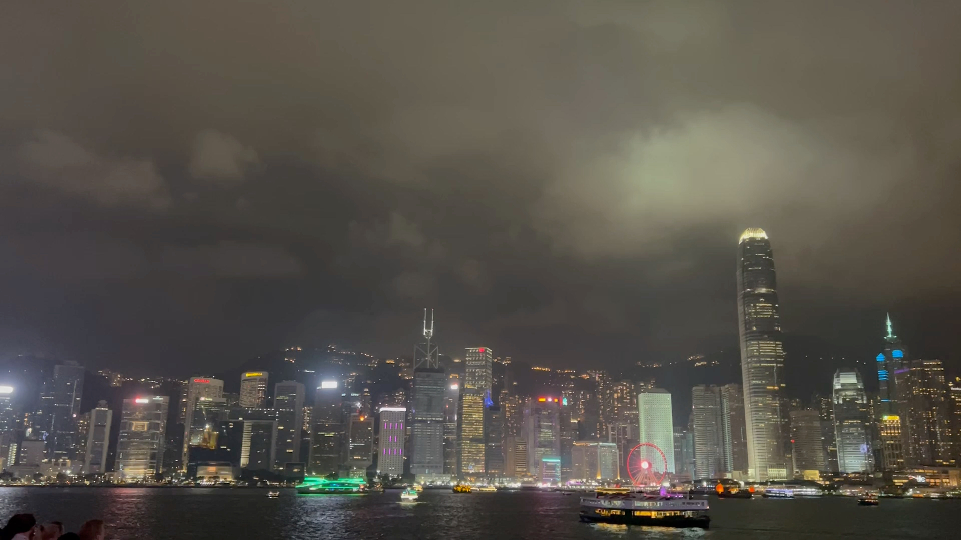 香港灯光秀@维多利亚港