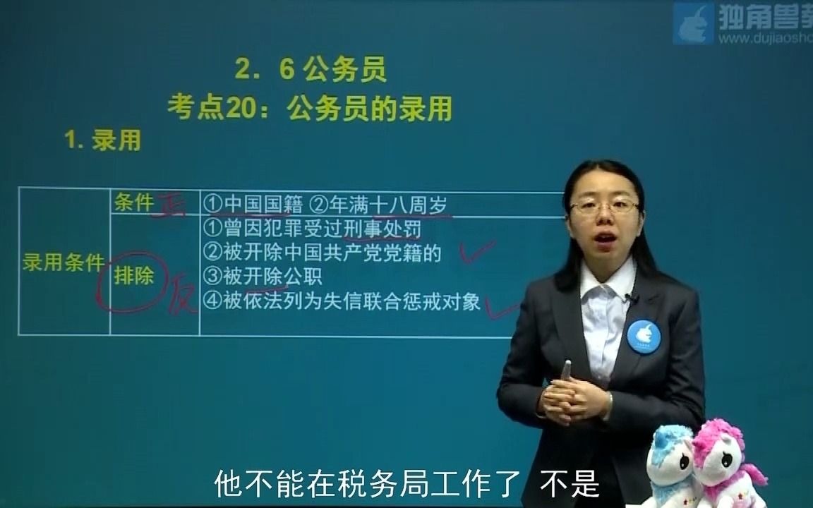 行政法(法考)带你走进公务员录用的条件和程序哔哩哔哩bilibili