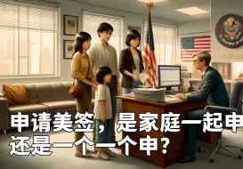 Download Video: 申请美签，是家庭一起申？还是一个一个申？