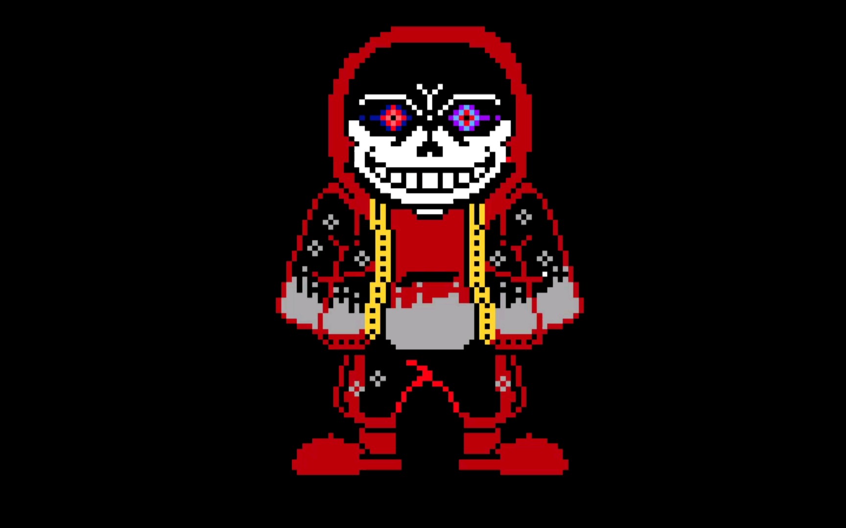 dustic sans(dust vs fell!dust结局)_undertale传说之下