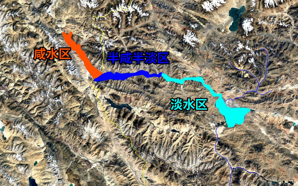 班公湖地理位置图片