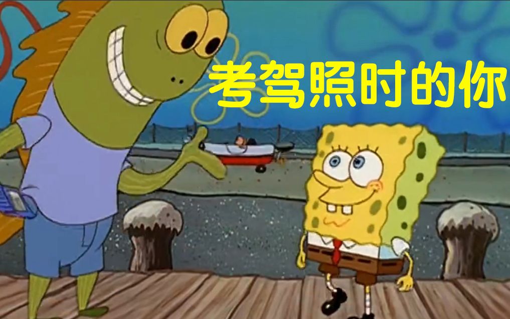 考驾照的海绵宝宝