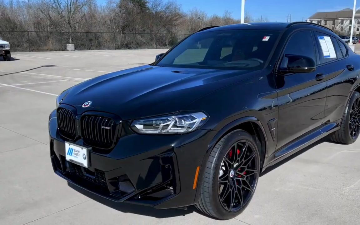 沉浸式体验2023款bmw宝马x4m,深度体验suv2023款宝马x4m雷霆版