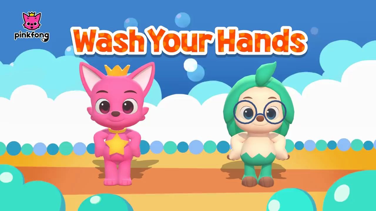 [图]pinkfong ! wash your hands | 英语儿歌 |  幼儿英语启蒙 | kids songs |