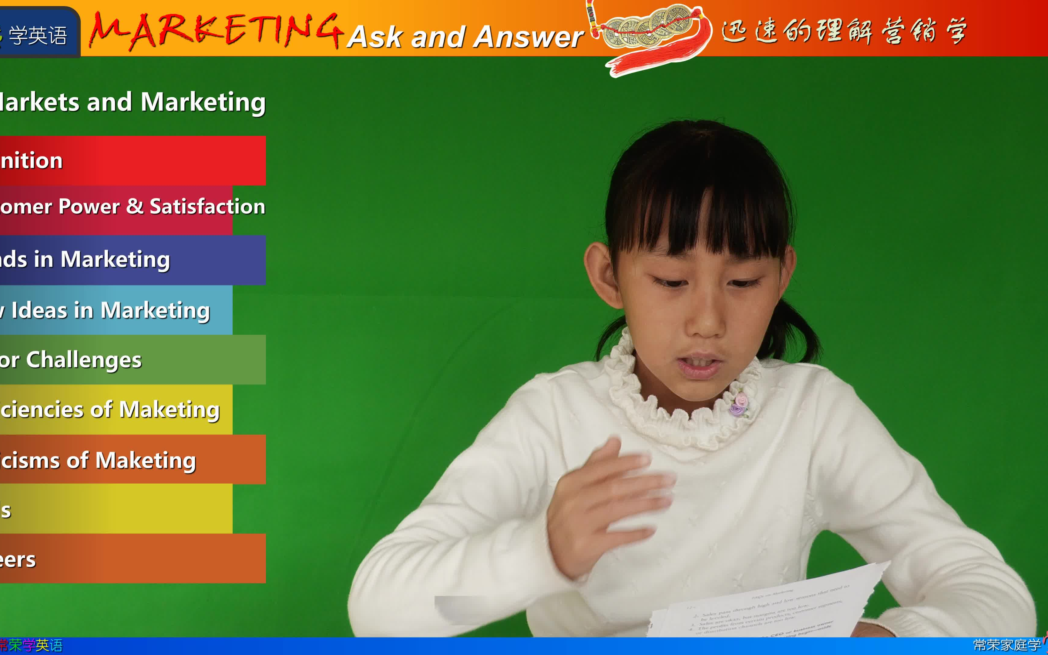 2Marketing Ask and Answer常荣学迅速理解营销问与答 英语4K哔哩哔哩bilibili