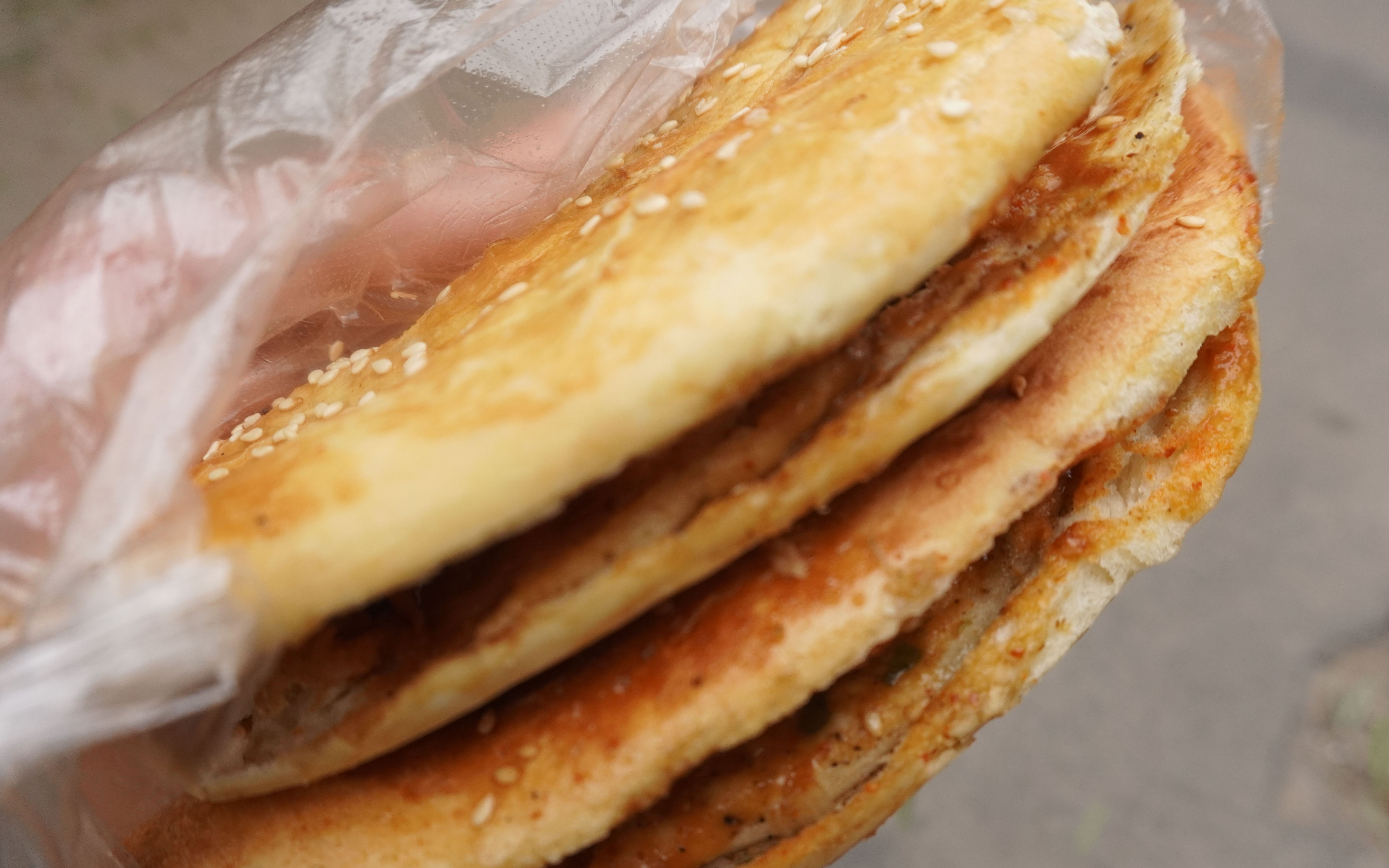 拥有初恋味道的烧饼,鞋垫饼_哔哩哔哩_bilibili