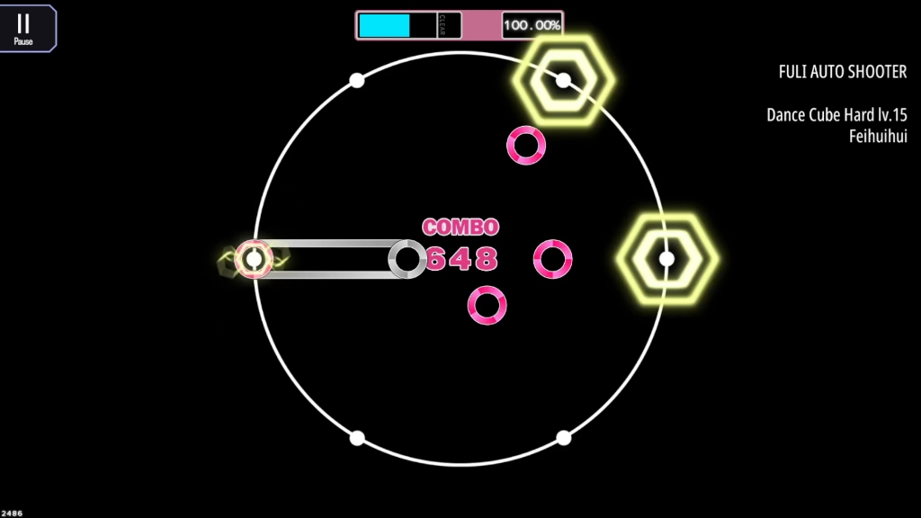 『舞立方/malody』自制谱 fuli auto shooter lv.15 谱面预览