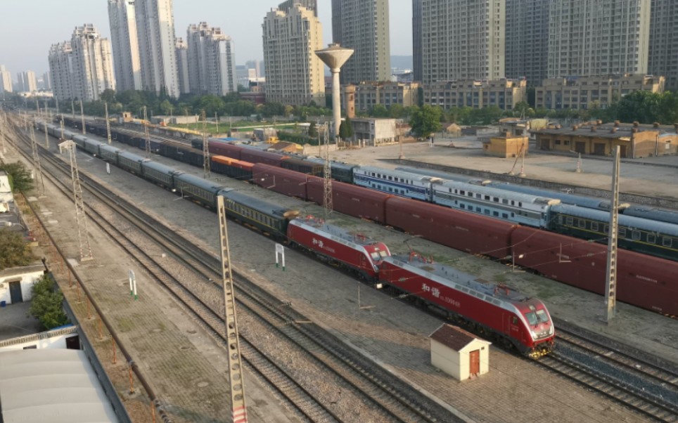 [4k] 48x2=96 兰州双机hxd1d-48 96牵引k420接近徐州站