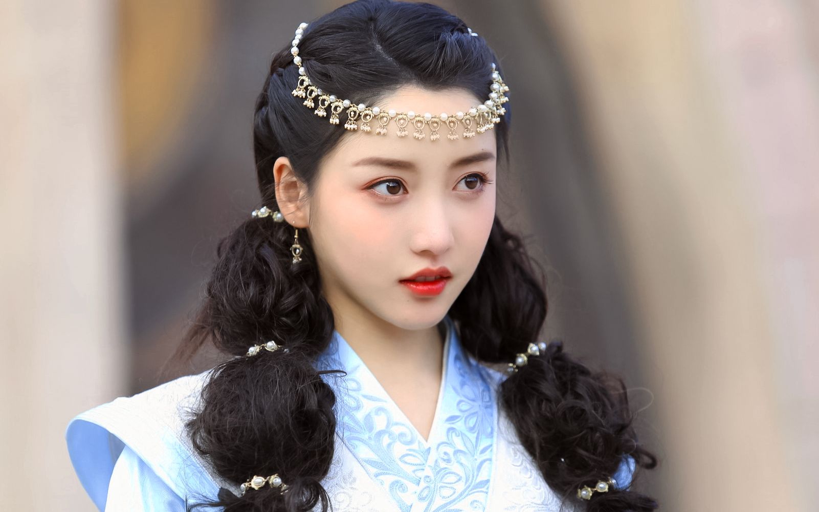 姜贞羽古装太美了这大概就是标准甜宠文小说女主脸吧