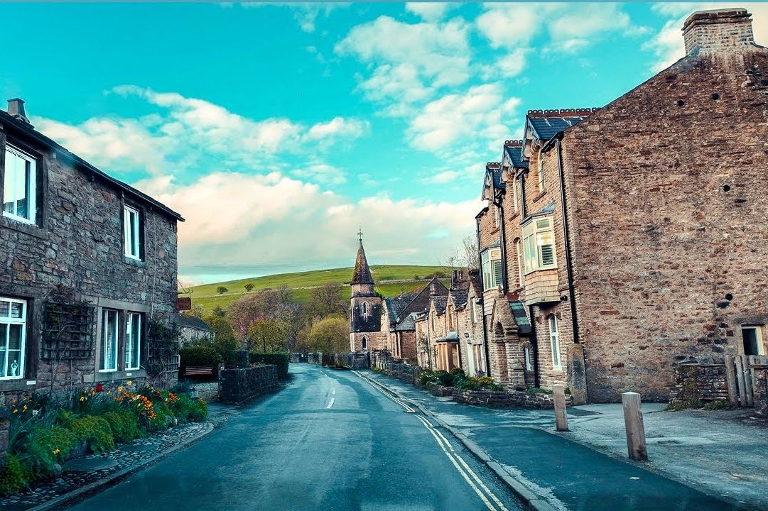 英国乡村系列,风景优美的驾车路线从博尔顿修道院前往英国基尔恩西约克郡山谷.哔哩哔哩bilibili