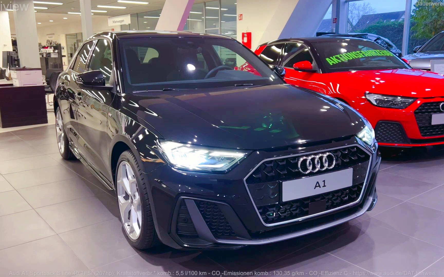 一臺精緻小車:2023奧迪a1 sportback sline 40tfsi