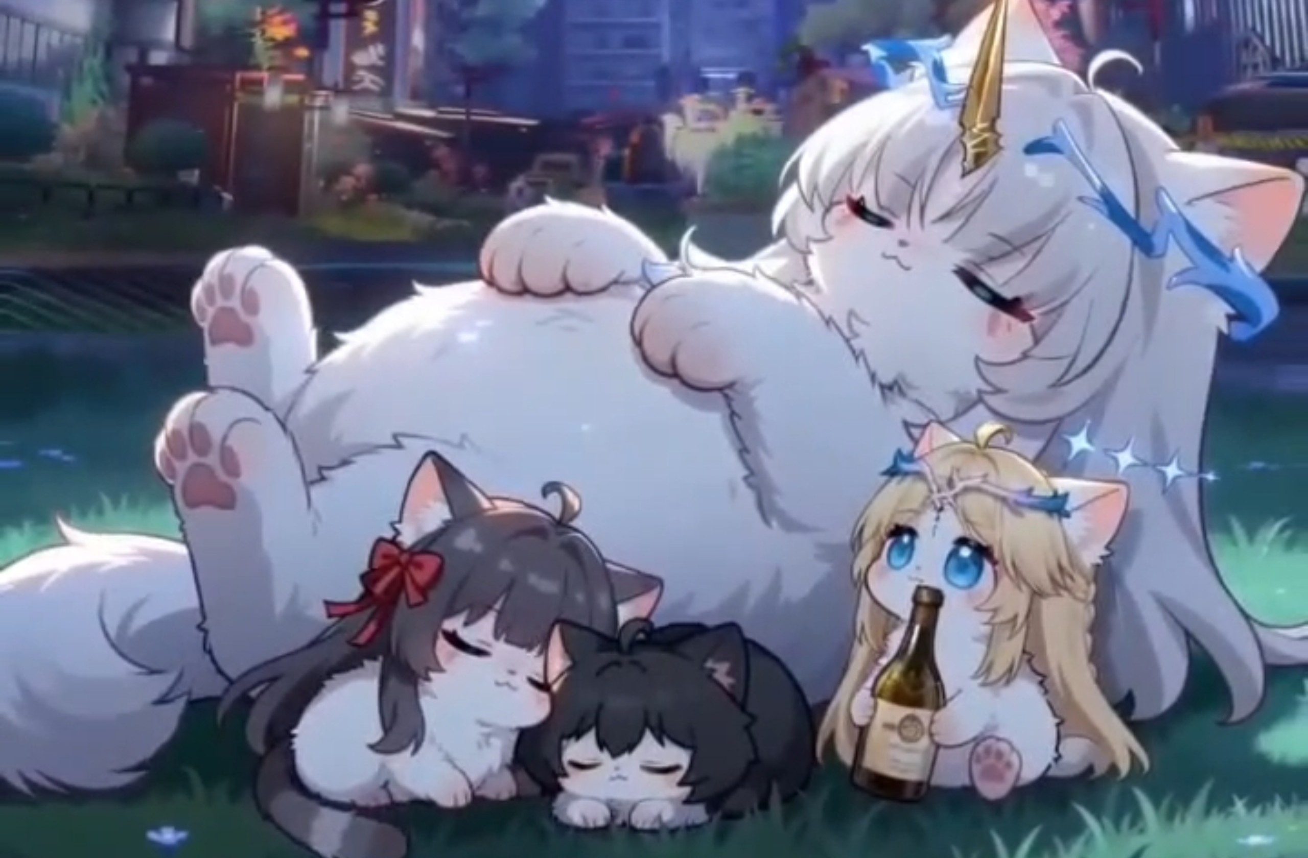 即使是拯救世界的猫猫，也不要忘记常回家看看哦