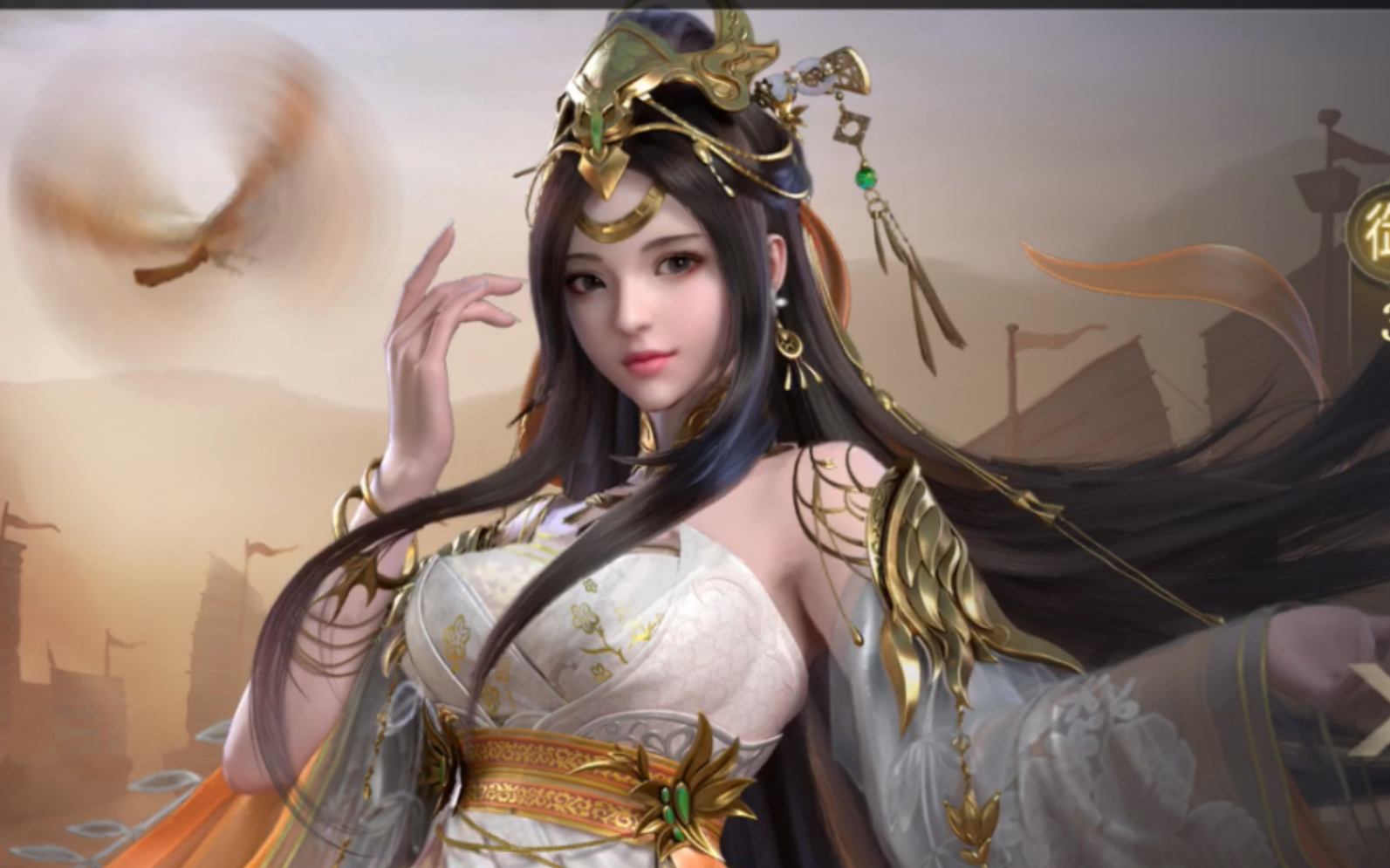 《荣耀新三国》游戏好不好玩不知道 但是大乔是真的大