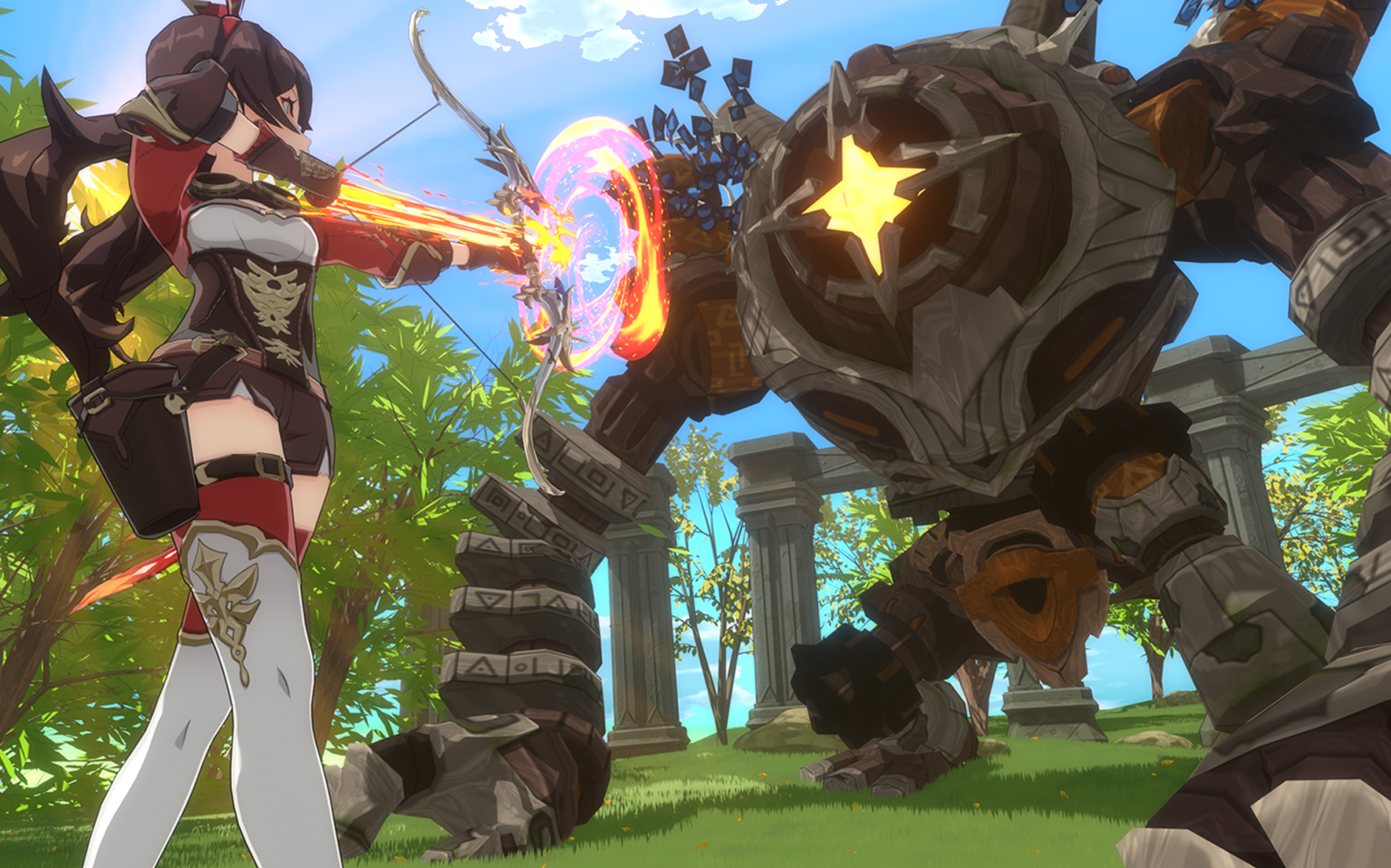 【原神三渲二动画】蒙德怪谈,巨大遗迹守卫调查!