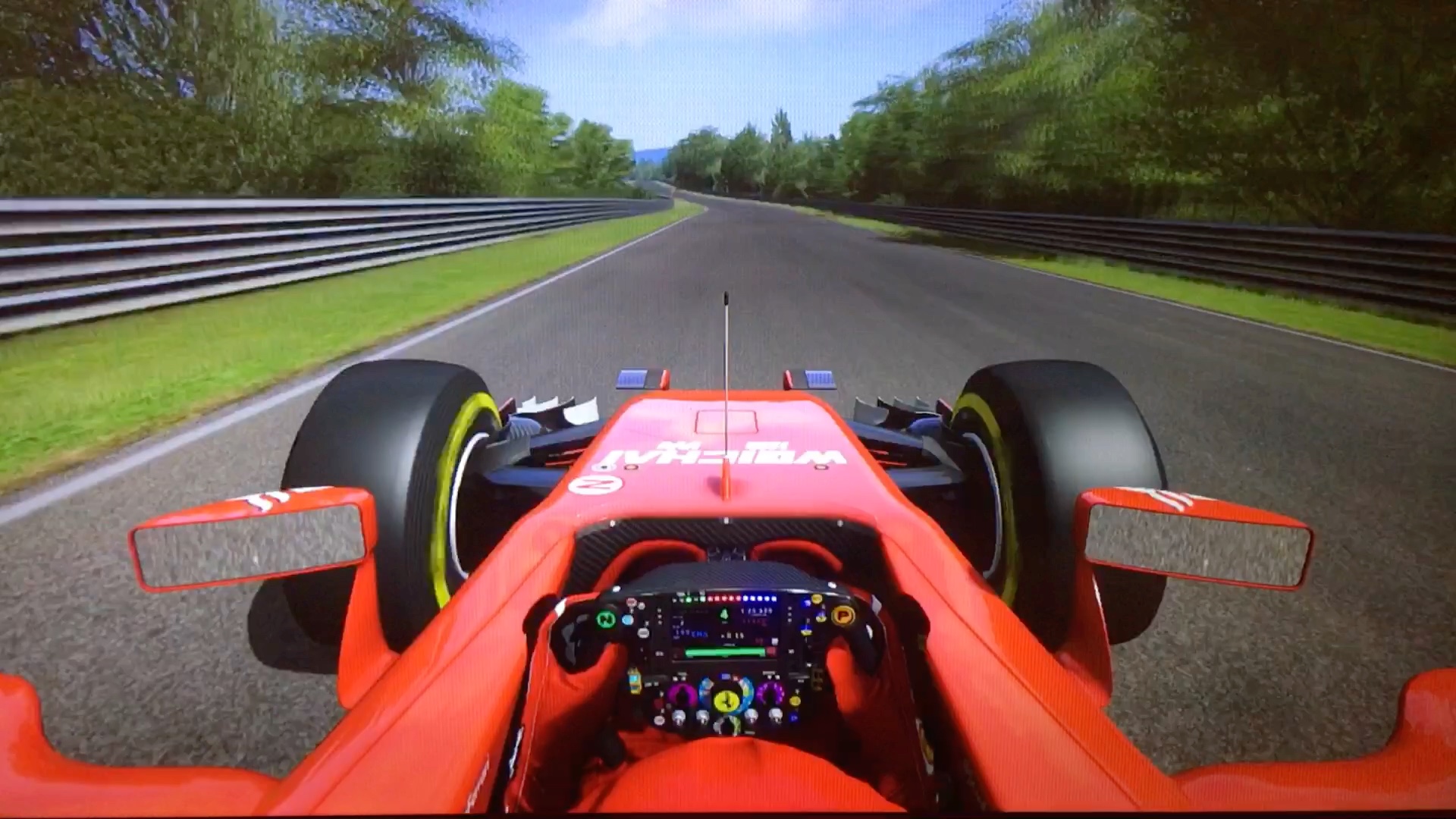 ferrarisf15t纽博格林北环bonnet视角