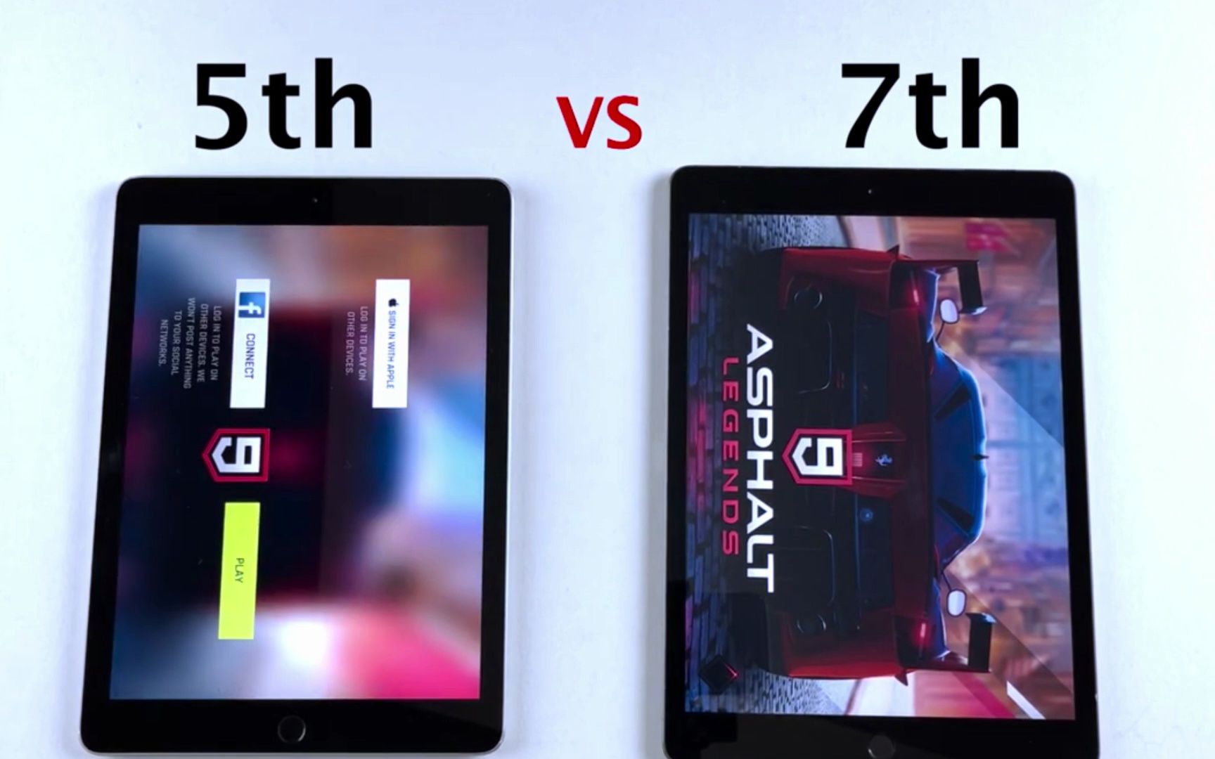 ipad 5th gen vs 7th gen