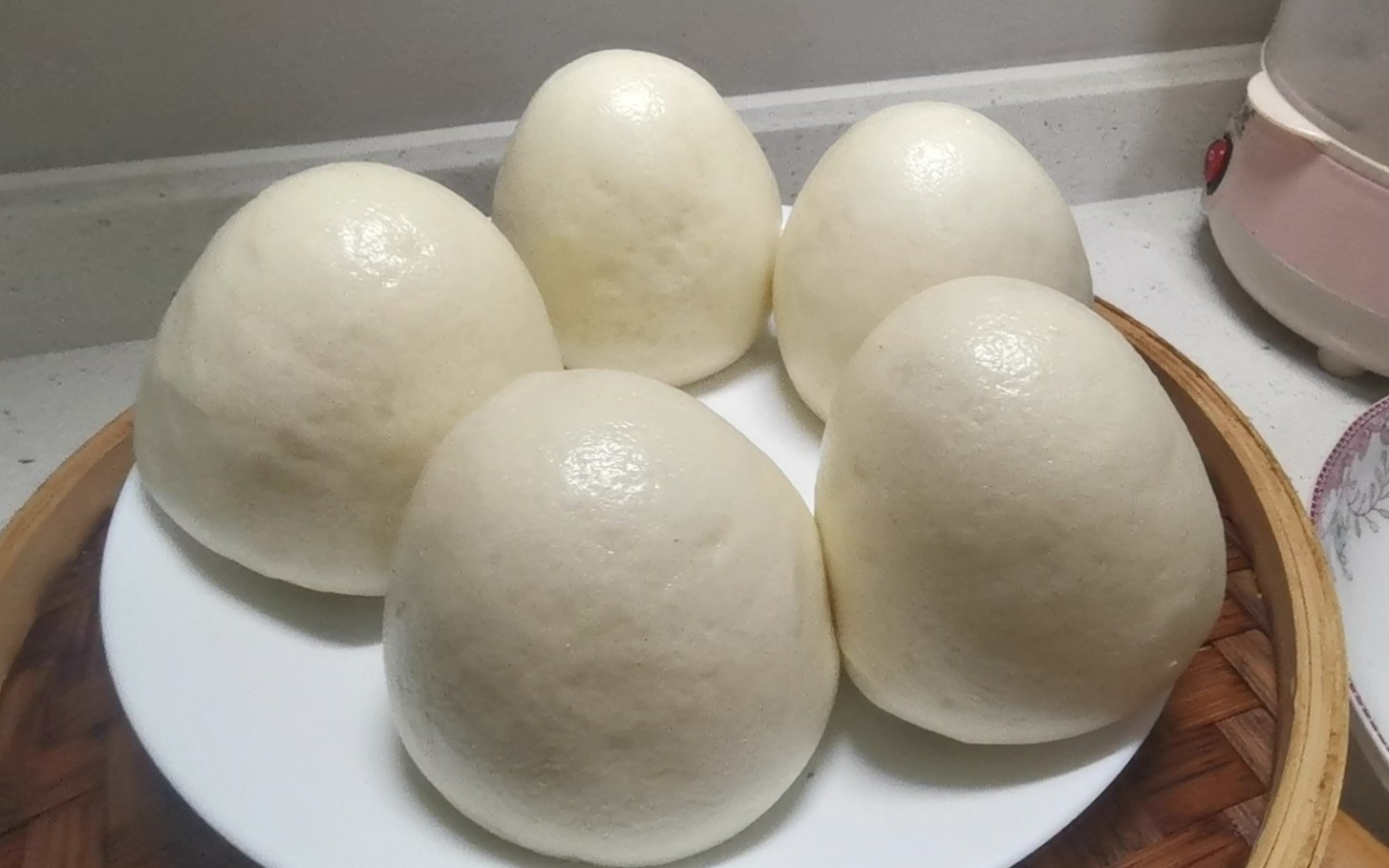 一次发酵之,小米粥馒头