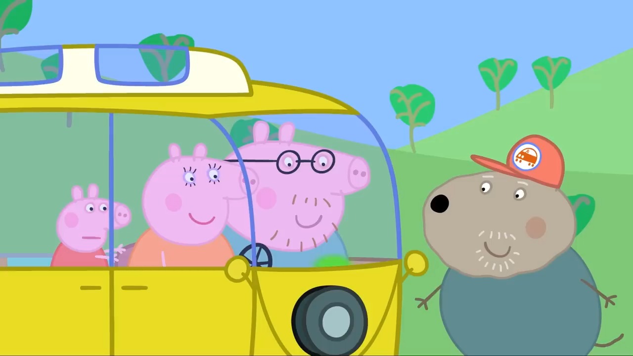 Peppa Pig小猪佩奇英文原版  The Camper Van(每日更新)哔哩哔哩bilibili