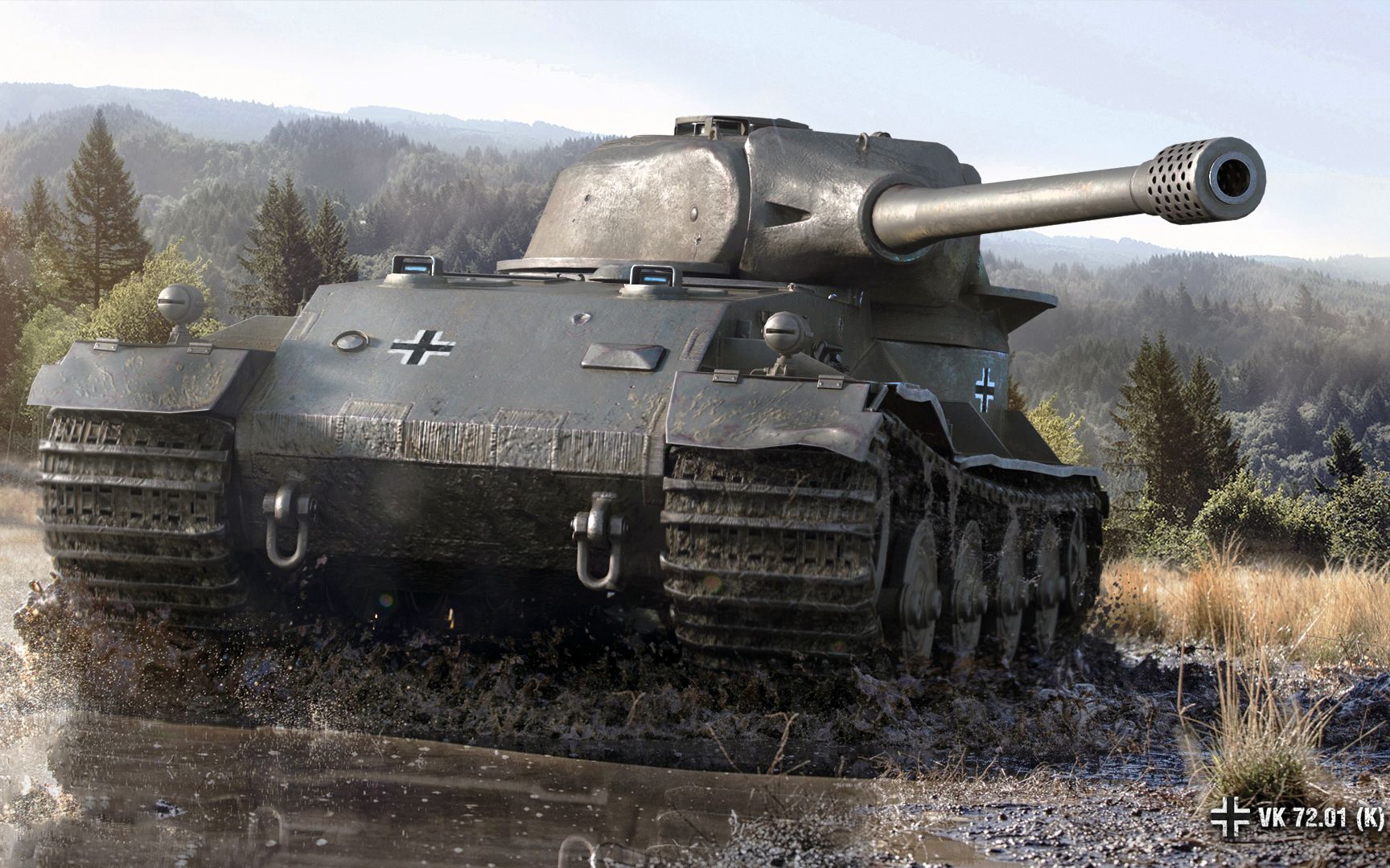 【坦克世界】德系10级特种战车vk7201(k),斯杜季昂奇_哔哩哔哩_bili