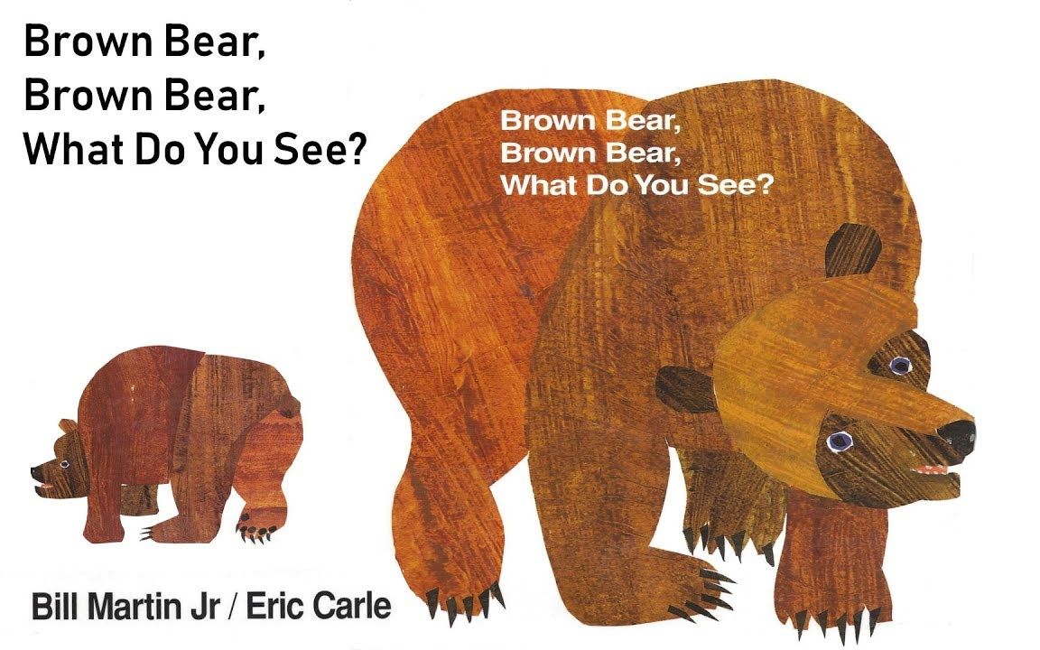 加拿大本地儿童带你读英语绘本棕熊你看到了什么