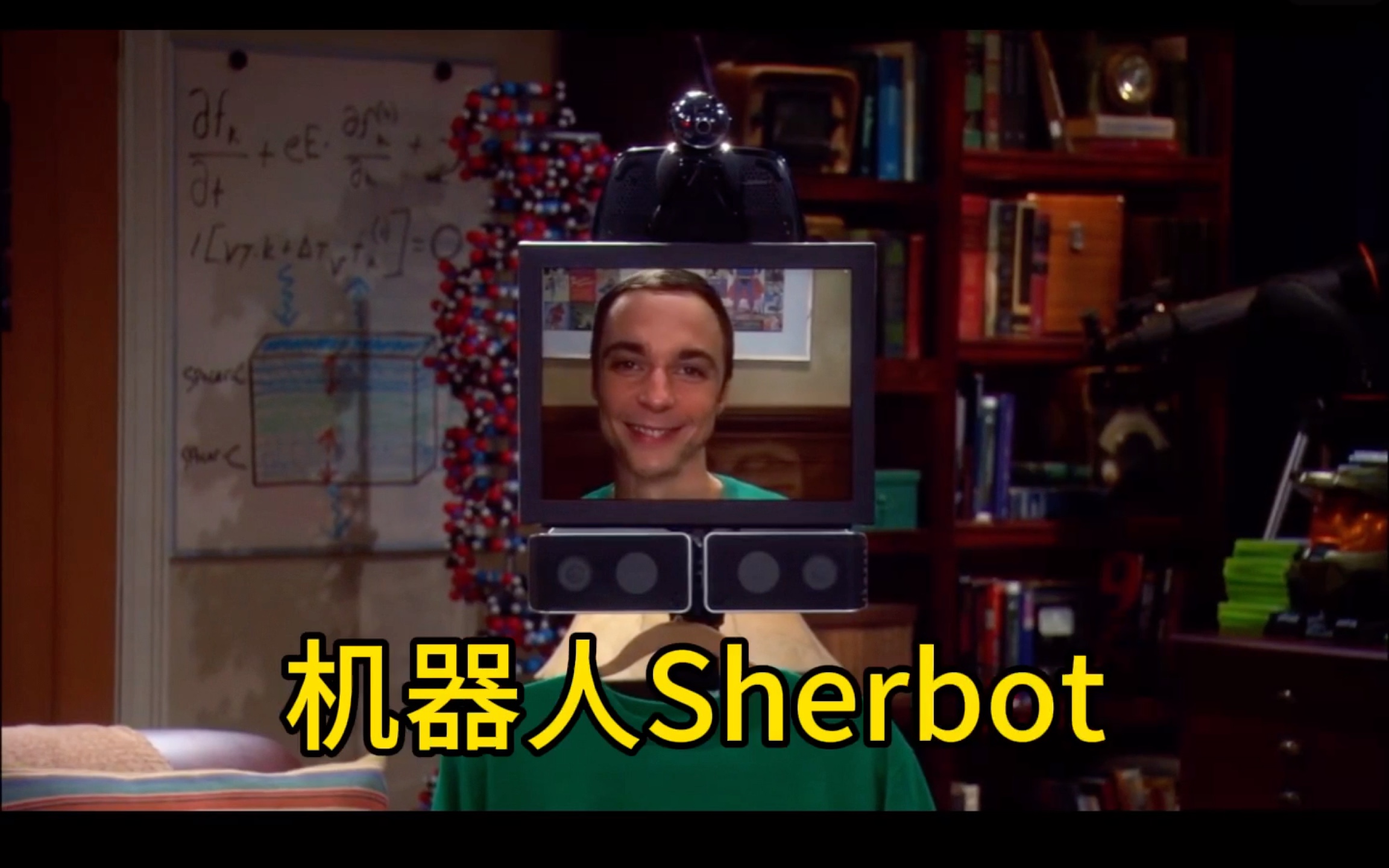 谢耳朵变身机器人谢!work from home!现代科技啊!