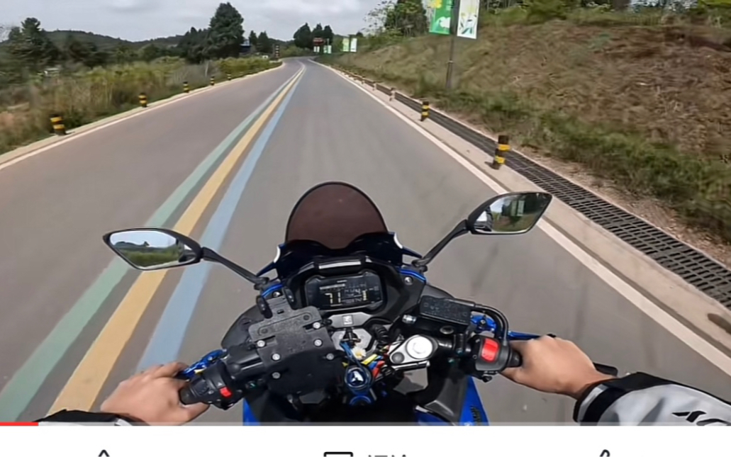 铃木gsx-250r跑山原声~声浪浑厚