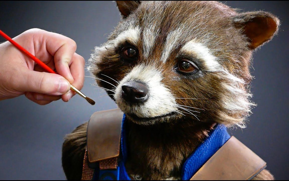 【漫威】【银河护卫队】火箭熊(rocket)最后没想到还是被做成了标本