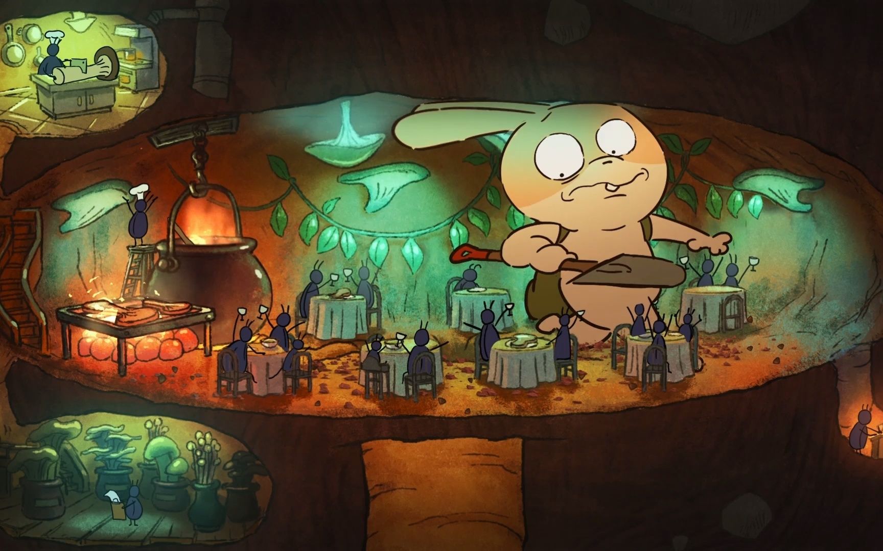 皮克斯暖心动画短片《洞穴》一只想要独居的兔子