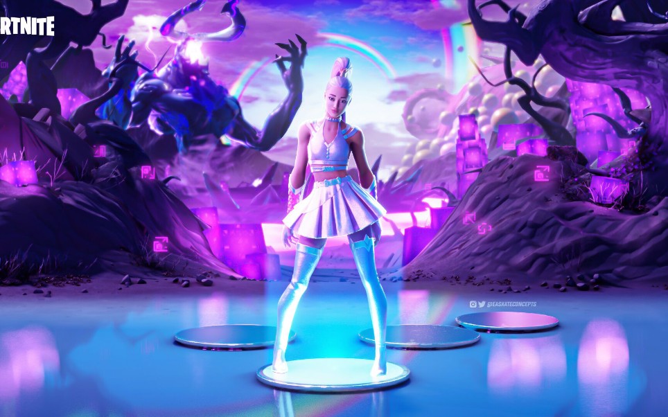 堡垒之夜国服a妹演唱会【高画质60帧】