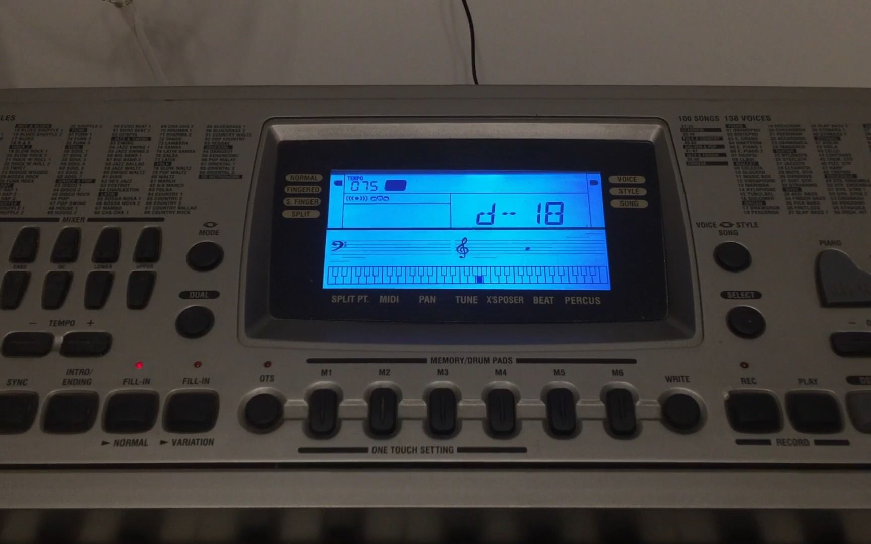 【电子琴示范曲】美得理 mc-110