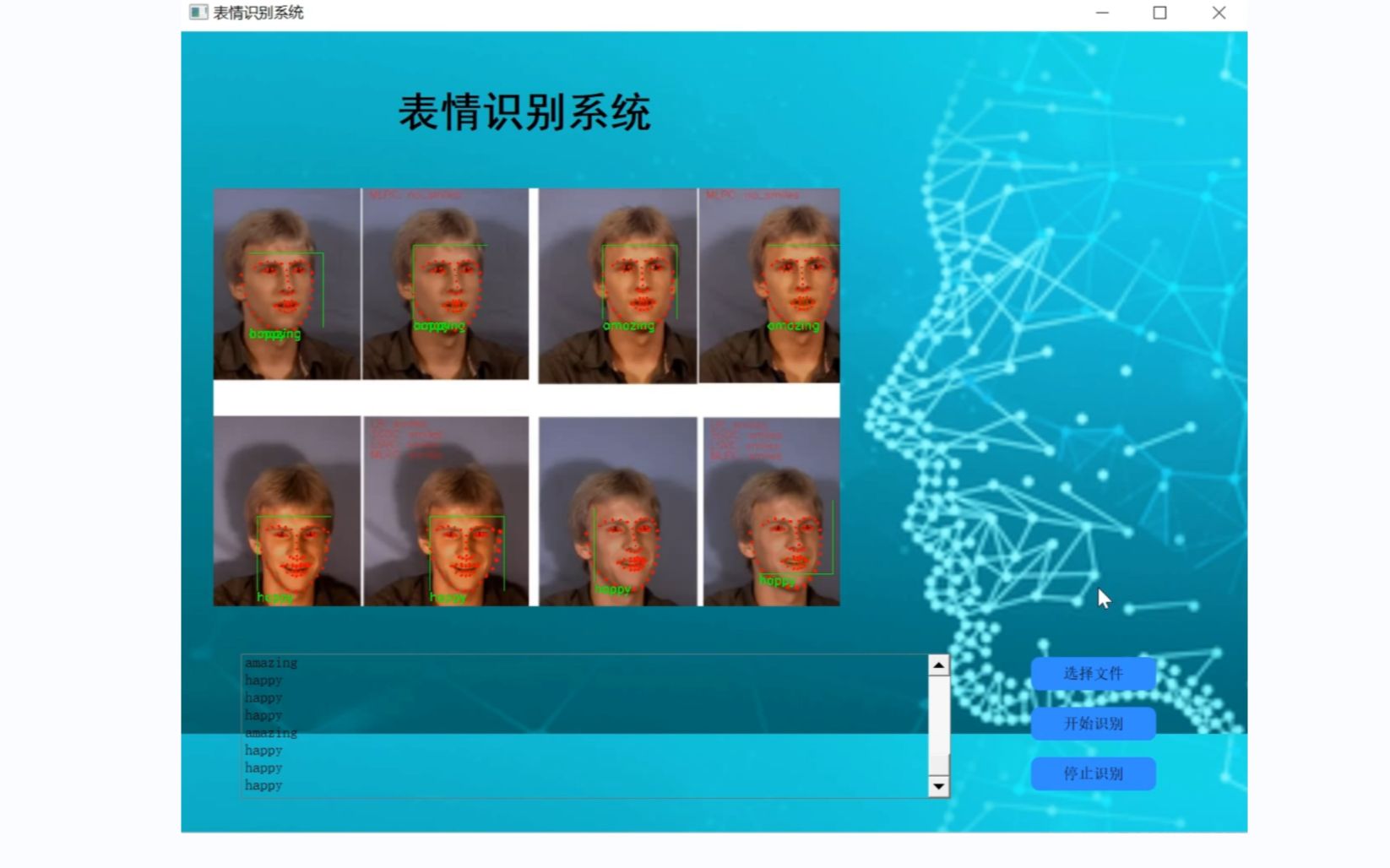 Python基于OpenCV的人脸表情识别系统[源码&部署教程]哔哩哔哩bilibili