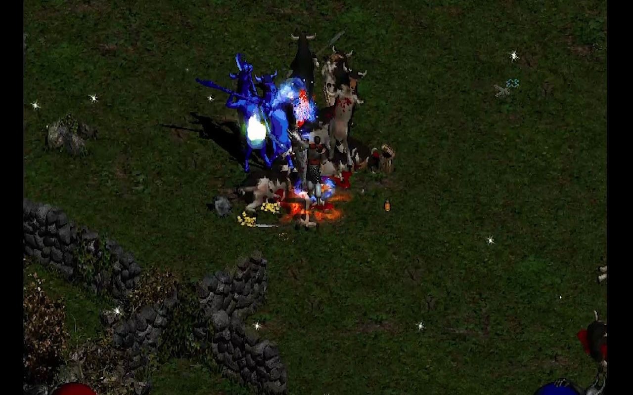 老钟游戏厅番外篇12暗黑破坏神2执法者lawbringer盾击丁刷牛场