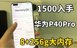 下载视频: 1500入手华为P40Pro，8+256g内存，还是麒麟990 5g版本，值不值？