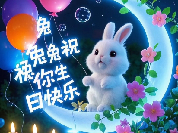兔兔祝你生日快乐