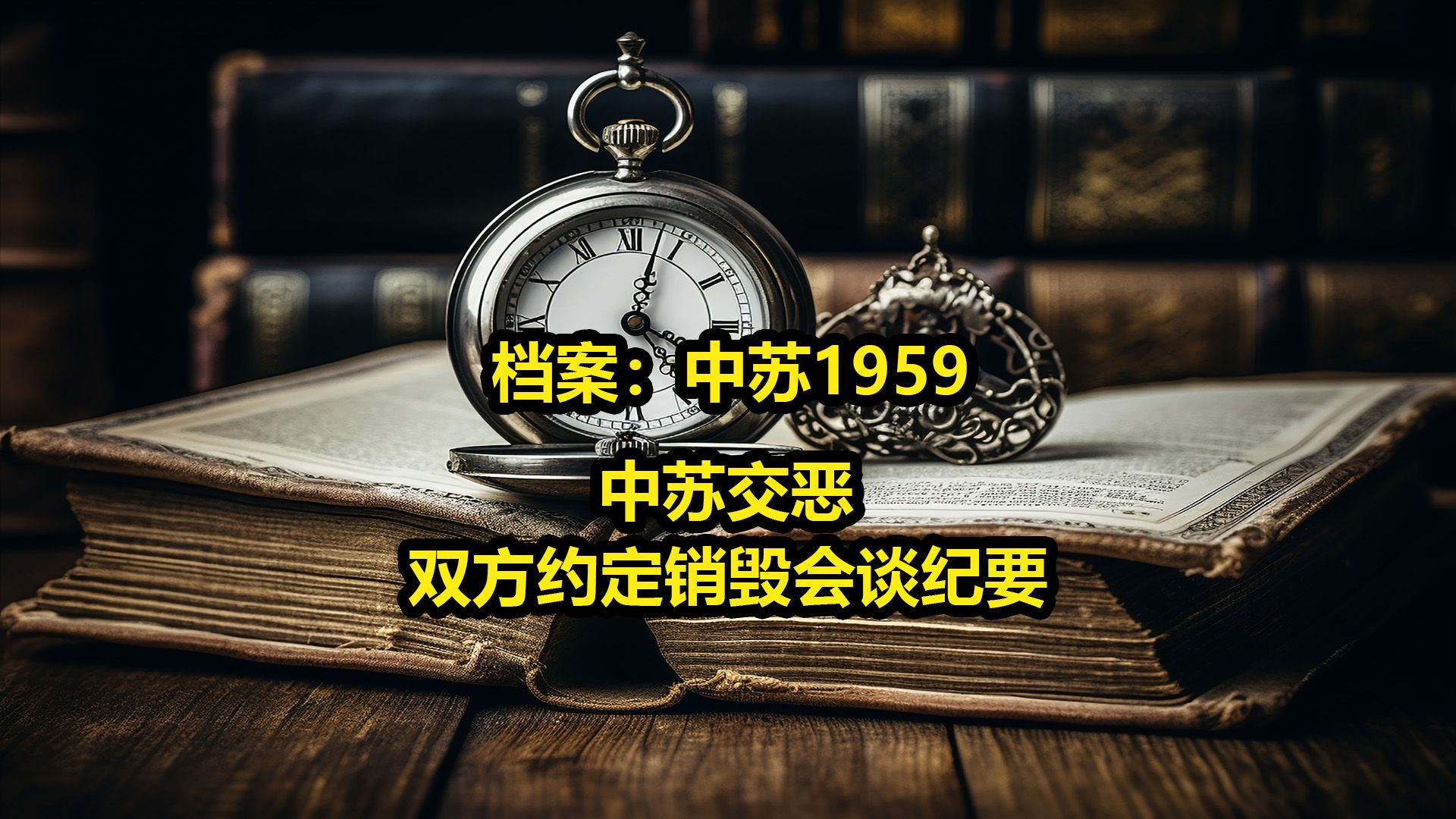 [图]档案：中苏交恶，一场双方约定销毁会谈纪要的会议