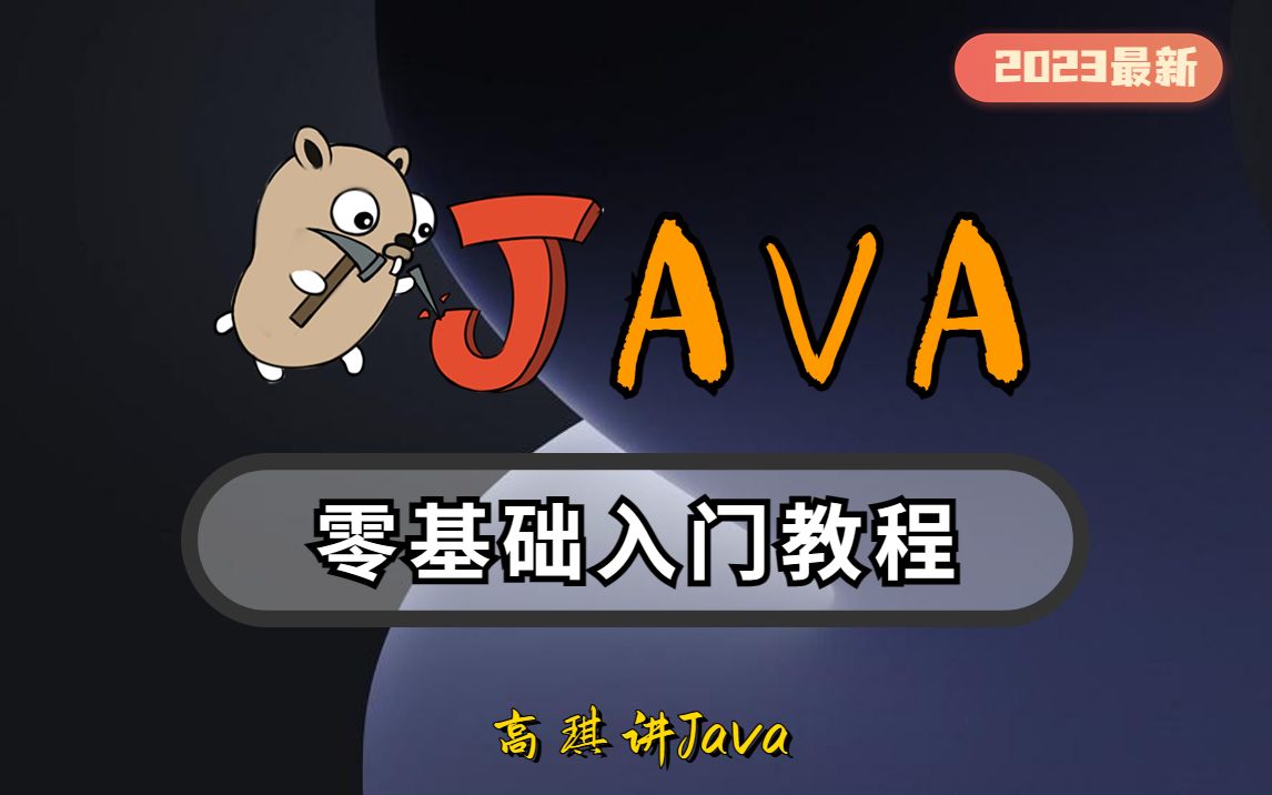 【高琪讲Java】零基础入门教程,带你7天极速学会Java!!!哔哩哔哩bilibili