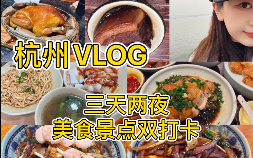 【杭州】寻找美食的2日vlog|福缘居东坡肉|绝美嘉海鲜馄饨|杭州酒家|迷宗大包|知味观|虾爆鳝茄汁猪肝拌川|百家鸡味馆哔哩哔哩bilibili